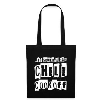 Quelqu’un a-t-il dit chili cookoff - Sac en tissu - noir - Devant