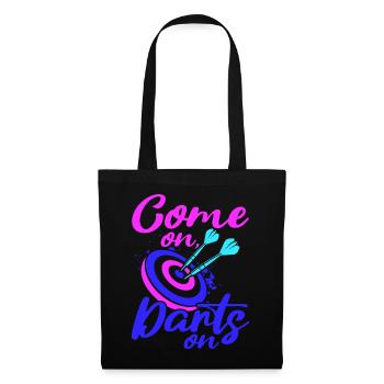 Club de sport de fléchettes, jeu de fléchettes, fléchettes de sport Pfeil - Sac en tissu - noir - Devant