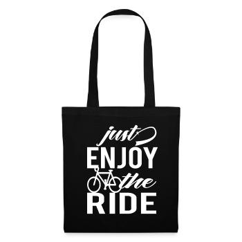 Just Enjoy The Ride Rennrad - Stoffbeutel - Schwarz - Vorne