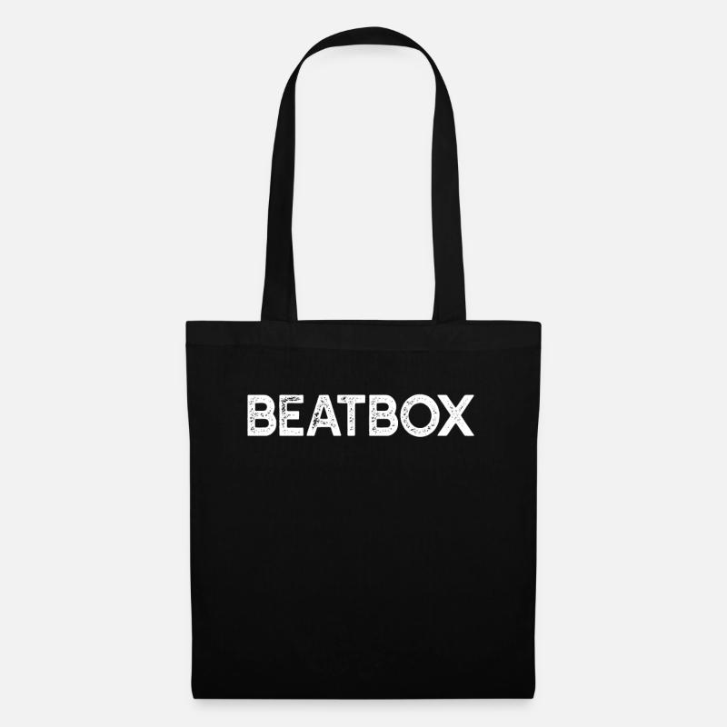 Beatboxing Beatboxer Beatbox - Stoffbeutel - Schwarz