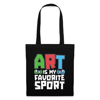 Painter Art Is My Favorite Sport Loves Paint Brush - Tote Bag - black - Front