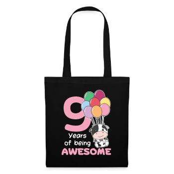 Vache pour les enfants de 9 ans - Sac en tissu - noir - Devant
