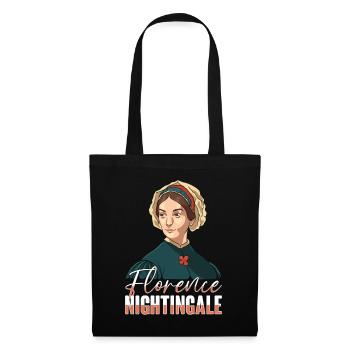 Krankenschwester Florence Nightingale Medizinische - Stoffbeutel - Schwarz - Vorne