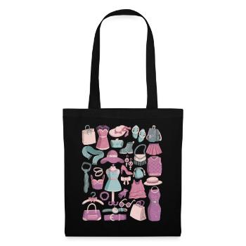 Boutique, Fashion, Shopping & Mode - Tote Bag - black - Front
