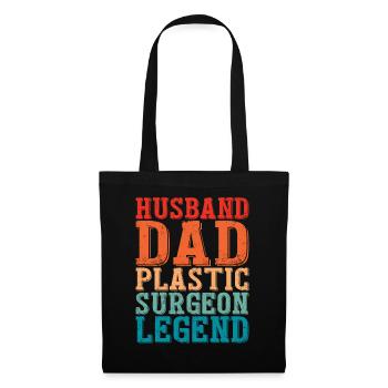 Mari Père Chirurgien Plasticien Chirurgie - Sac en tissu - noir - Devant