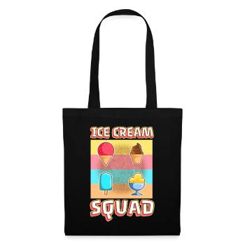 Ice cream squad - Stoffbeutel - Schwarz - Vorne