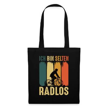 Rennrad Radsport Rennräder Rennradfahrer - Stoffbeutel - Schwarz - Vorne