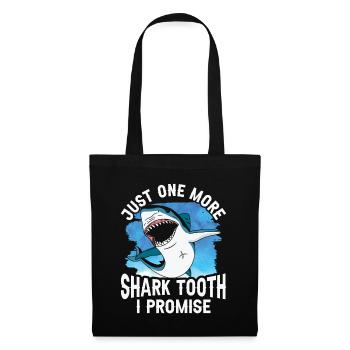 Une seule autre dent de requin promise aux requins dents de requin - Sac en tissu - noir - Devant