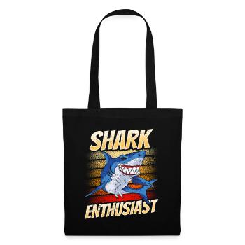 Shark Enthusiast Shark Tooth Shark Shark Diving Sharks - Tote Bag - black - Front