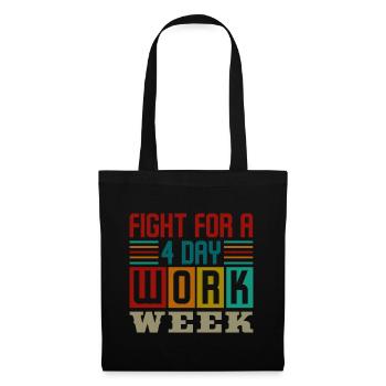 Job Profession Work Four-day week Office - Tote Bag - black - Front