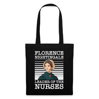Krankenschwester Florence Nightingale Medizinische - Stoffbeutel - Schwarz - Vorne