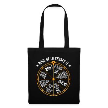 Roue de la Chance IT Support Service Desk IT Nerd - Sac en tissu - noir - Devant
