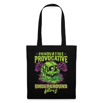 Underground Film, Independent Cinema, Horror - Stoffbeutel - Schwarz - Vorne