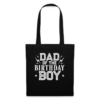 Dad Of The Birthday Boy - Stoffbeutel - Schwarz - Vorne