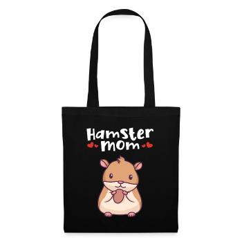 Hamster Mom Golden Hamster Dwarf Hamster European Hamster - Tote Bag - black - Front