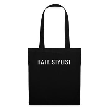 Barbier Coiffeur Coiffeur - Coiffeur - Sac en tissu - noir - Devant