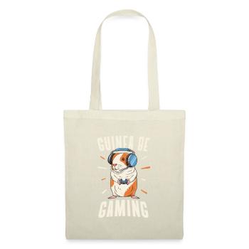 Guinea Pig Joueur de jeux vidéo Console Gamer - Sac en tissu - nature - Devant