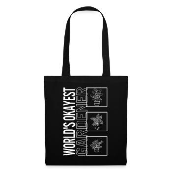 World's Okayest Gardener, Garden Plant Gardening - Tote Bag - black - Front