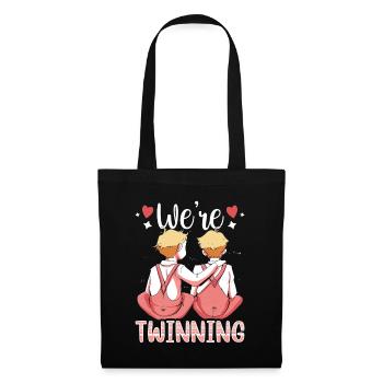 Gemini Humour Drôle Gémeaux Sarcastique - Sac en tissu - noir - Devant