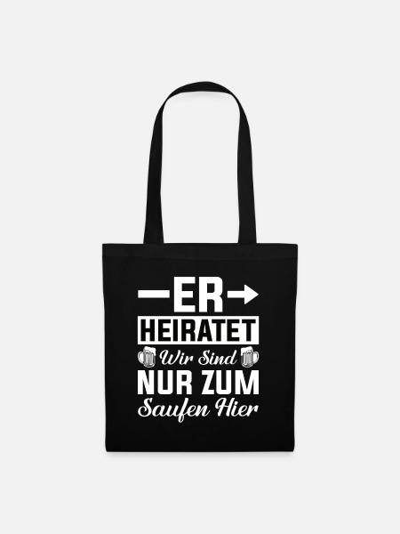 Junggesellenabschied Mann - Stoffbeutel - Schwarz
