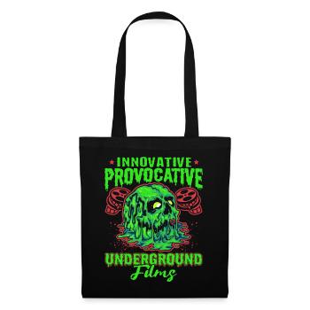 Underground Film, Independent Cinema, Horror - Stoffbeutel - Schwarz - Vorne