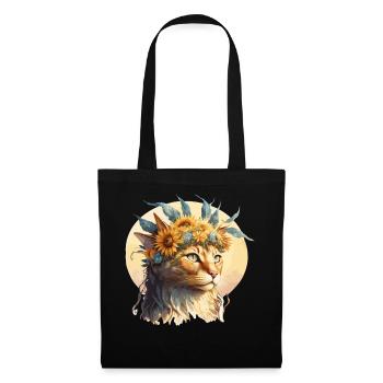 Cute Thai Cat Sunflower Cat Breed Pet Kitten - Tote Bag - black - Front