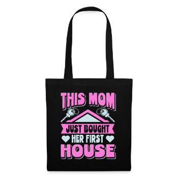 Homeowner Mama This Mom Bought Her First House - Tote Bag - black - Front