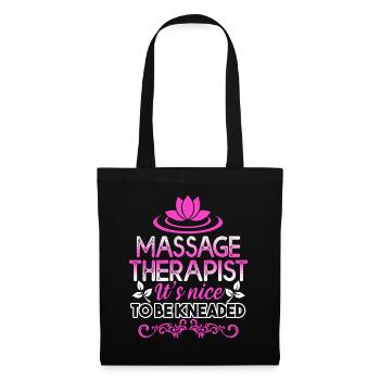 Massage Therapist It's Nice To Be Kneaded - Tote Bag - black - Front