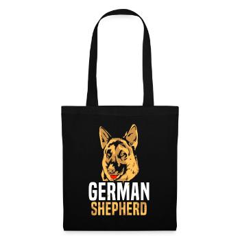 German Shepherd Pet Cute Lover - Tote Bag - black - Front