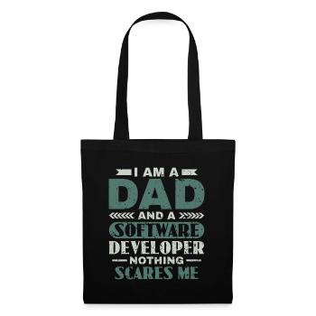 Software Developer Dad - Software Programmer - Tote Bag - black - Front