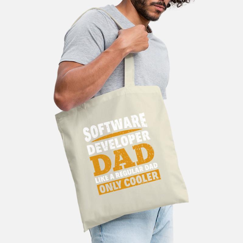 Software Developer Dad - Software Programmer Tote Bag