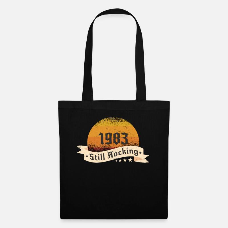 1983 Still rockin - Cooles Geburtstagsgeschenk - Stoffbeutel - Schwarz