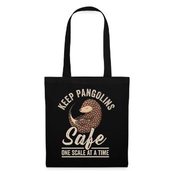 Keep pangolins safe on pangolin - Tote Bag - black - Front