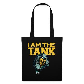 Sea Turtle Tortoise I Am The Tank - Tote Bag - black - Front