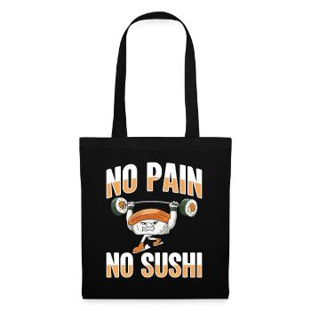 Cuisine japonaise Sushi Lovers Bodybuilders - Sac en tissu - noir - Devant