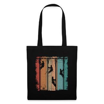 Retro Line Installer Gift Men - Tote Bag - black - Front
