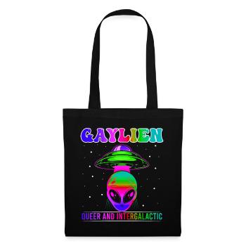 Gender Lesbian, Gay, Trans, Queer Rainbow - Tote Bag - black - Front