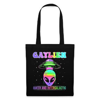 Gender Lesbian, Gay, Trans, Queer Rainbow - Tote Bag - black - Front