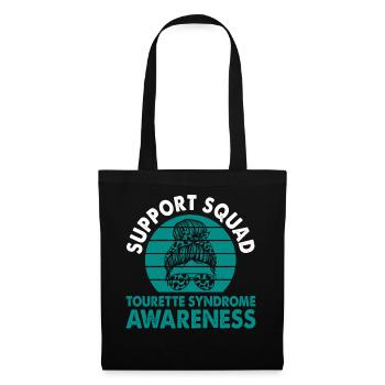 Support Squad Tourette Syndrome Awareness Month - Tote Bag - black - Front