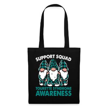 Support Squad Tourette Syndrome Awareness Month - Tote Bag - black - Front