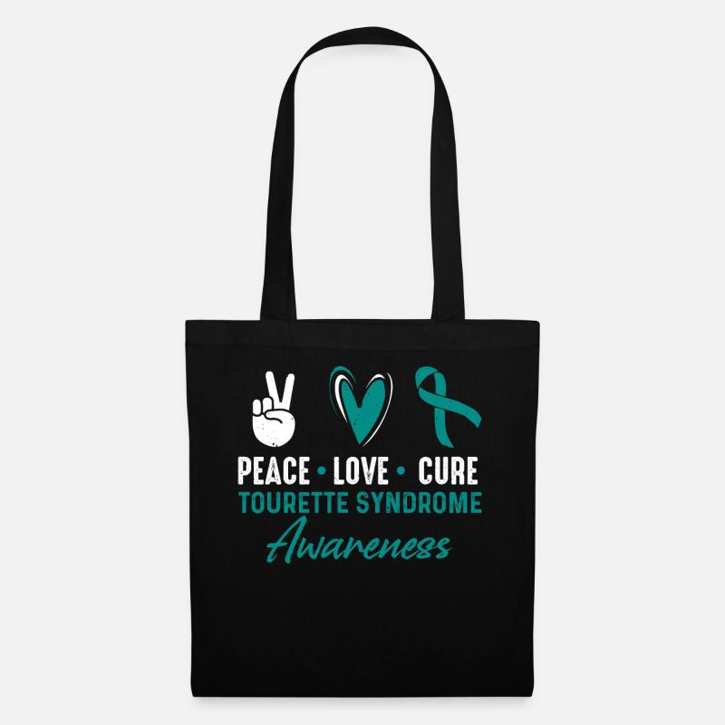 Peace Love Cure - Tote Bag - black