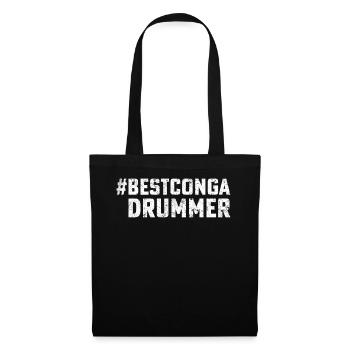Best Conga Drummer Conga Player - Conga Musician - Tote Bag - black - Front