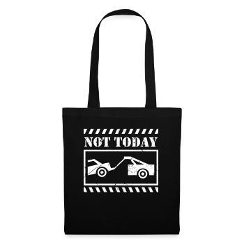 Not Today Towing Service Towing Vehicle - Tote Bag - black - Front