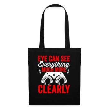 Ophthalmologist can see everything, optometrist, - Tote Bag - black - Front