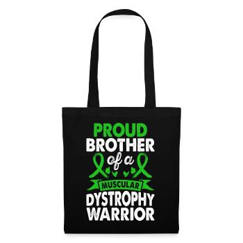 Frère de la dystrophie musculaire Conscience guerrière - Sac en tissu - noir - Devant