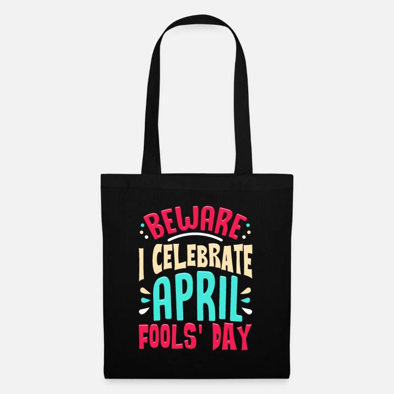 Pas på, jeg fejrer aprilsnar Prankster Joke - Mulepose - sort