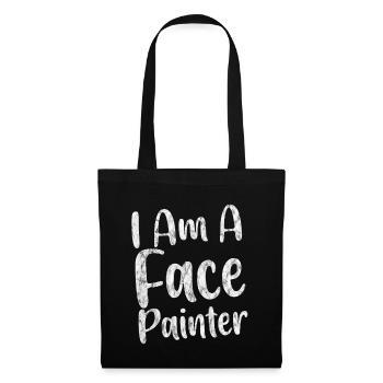 I Am A Face Painter 3 - Stoffbeutel - Schwarz - Vorne