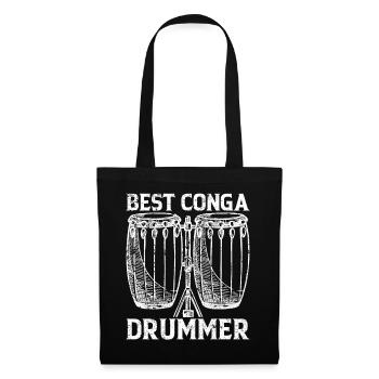Best Conga Drummer Conga Musician Conga Drummer Co - Tote Bag - black - Front
