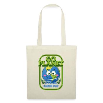 Earth Shirt, Go Planet It’s Your Earth Day Tee, - Sac en tissu - nature - Devant
