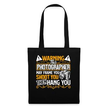 Photographer Photographer Frame Shoot Hang - Tote Bag - black - Front